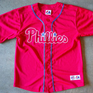 Philadelphia Phillies Majestic Vintage Kids Size L